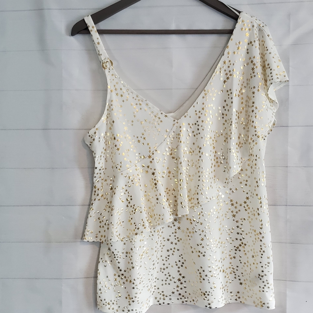Michael Kors One Shoulder Gold - Picture 1 of 5